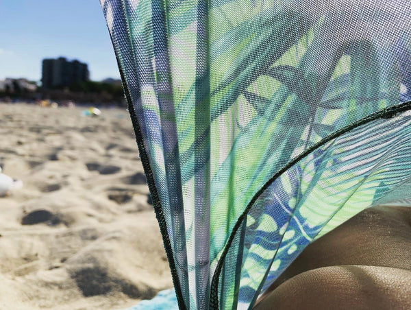 What is tan through swimwear made of?