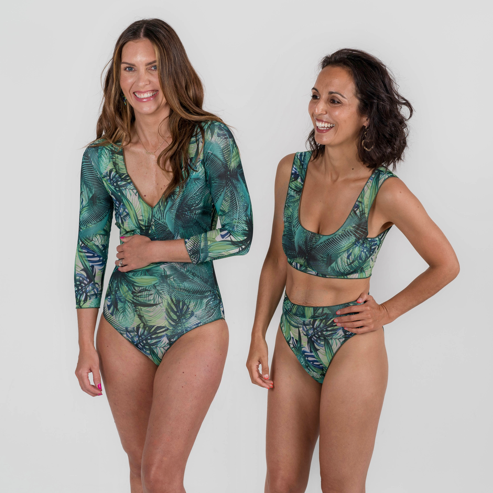 How do you think tan through swimsuits work?