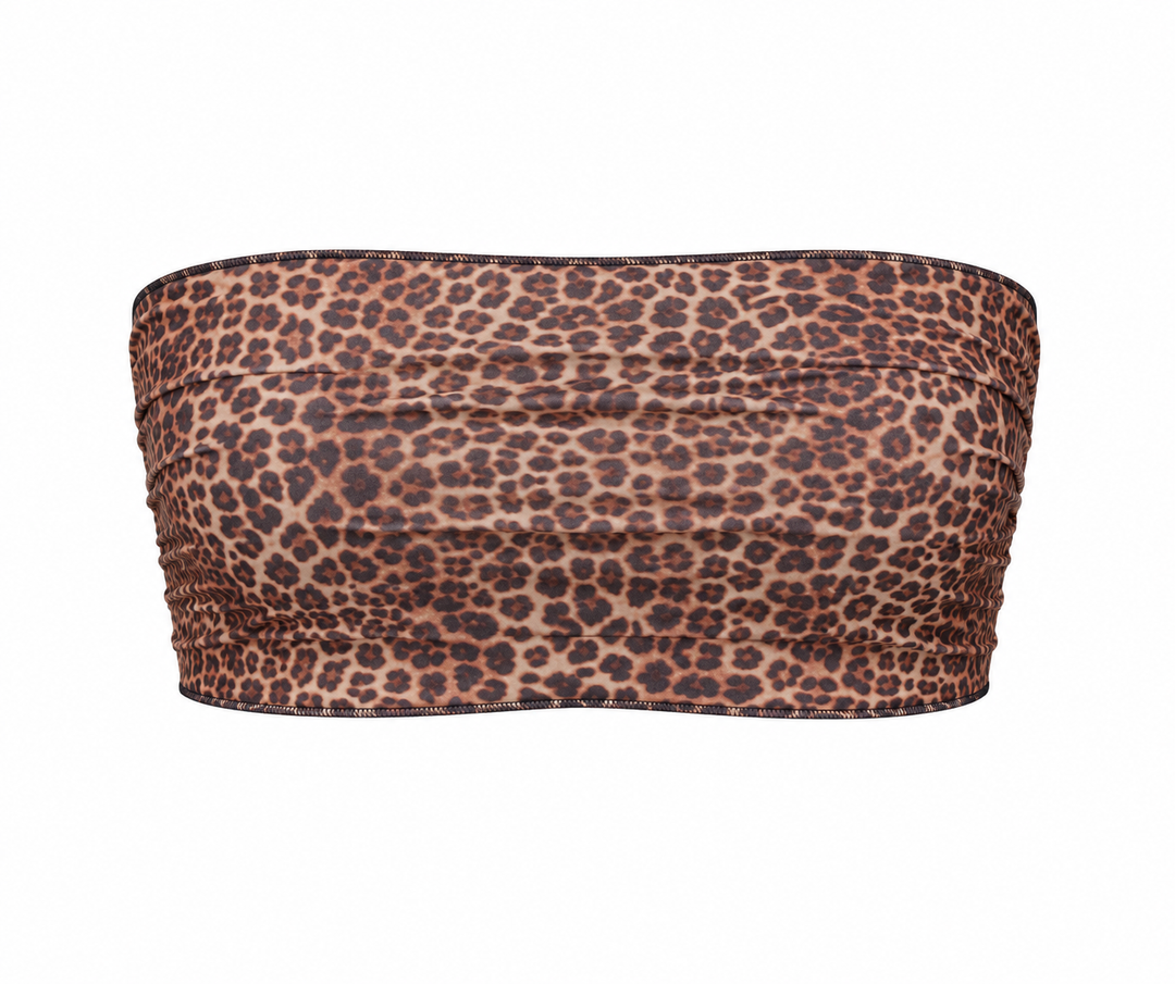 Tan Through 2 in 1 Bandeau Top