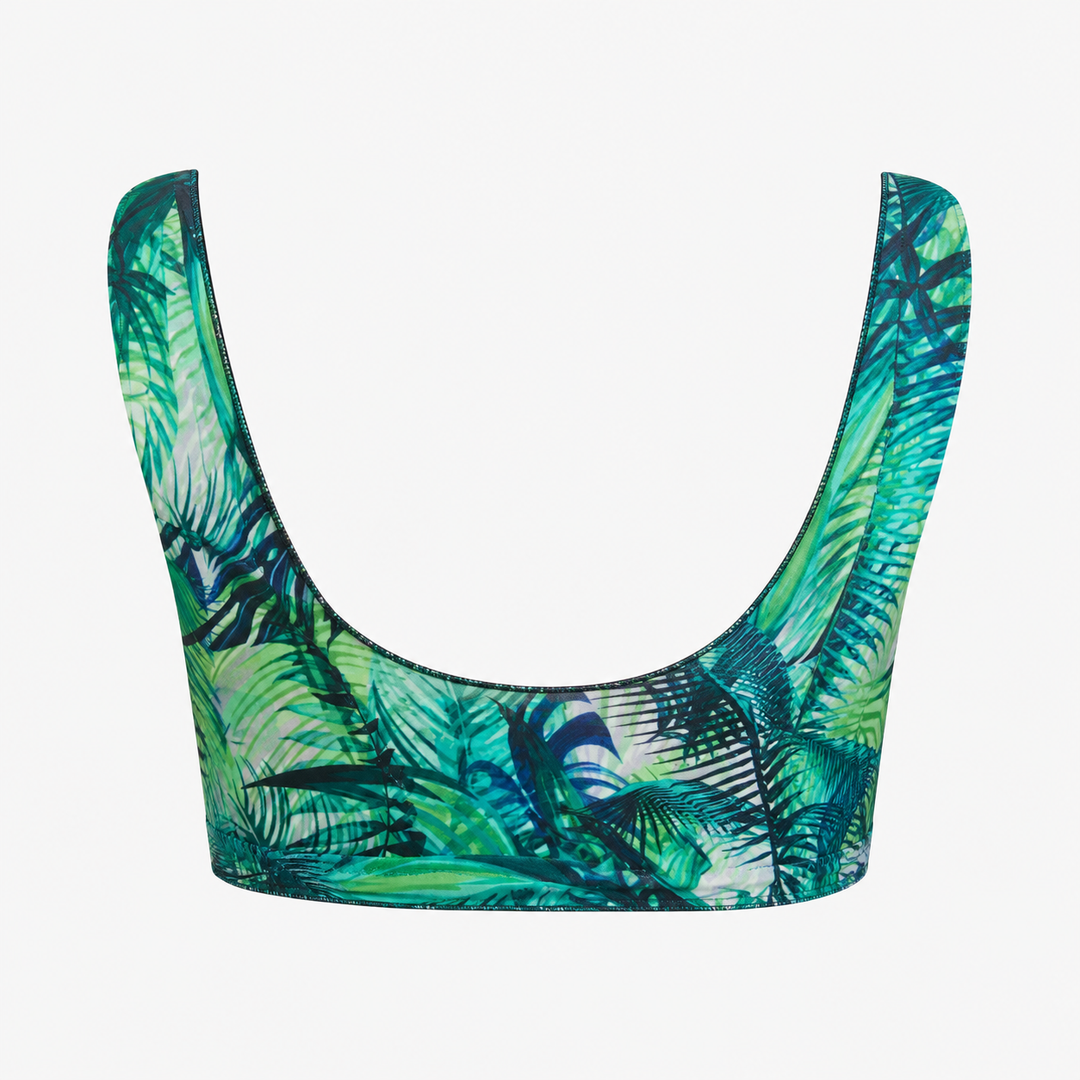Tan Through Bikini Crop Top