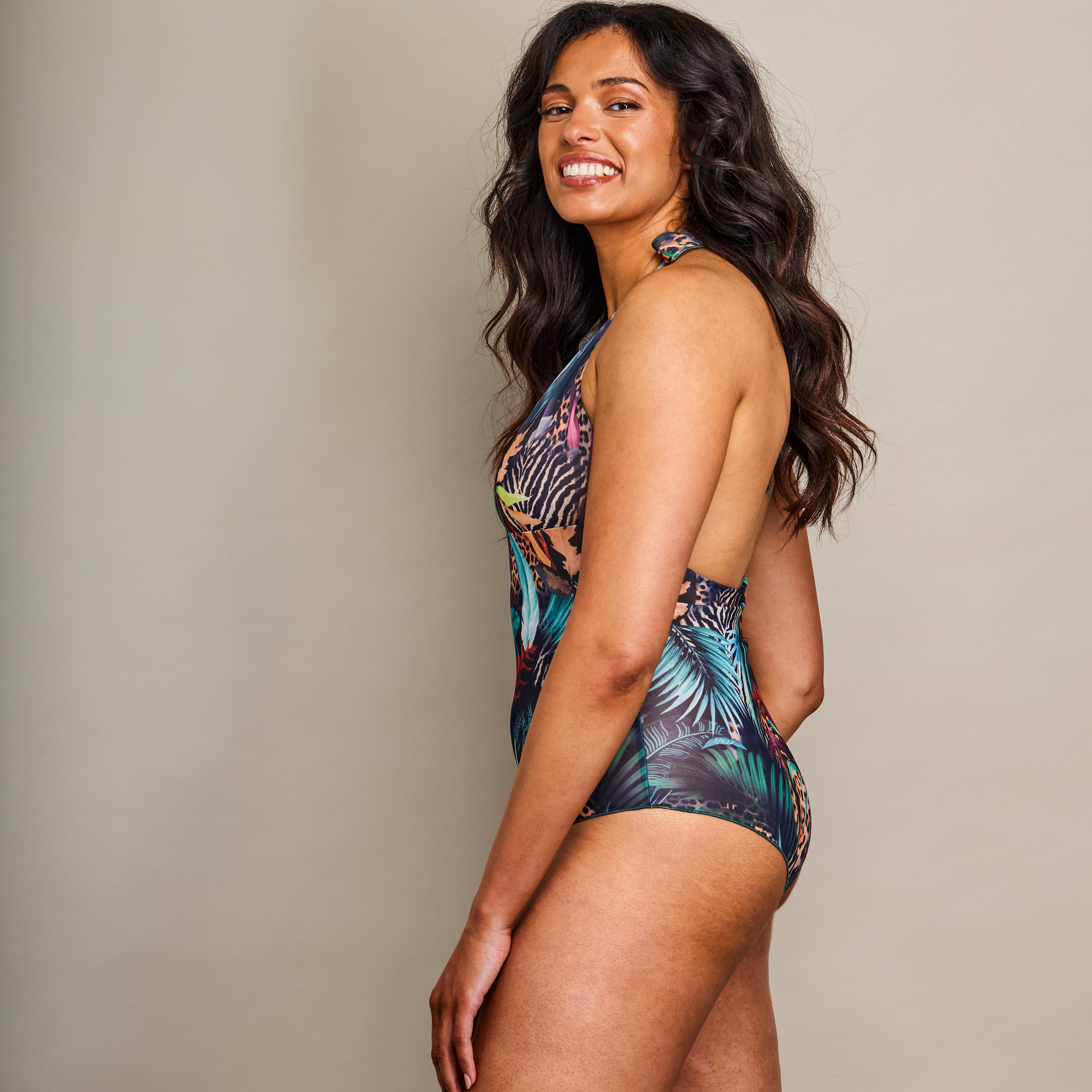 Tan through one piece hotsell
