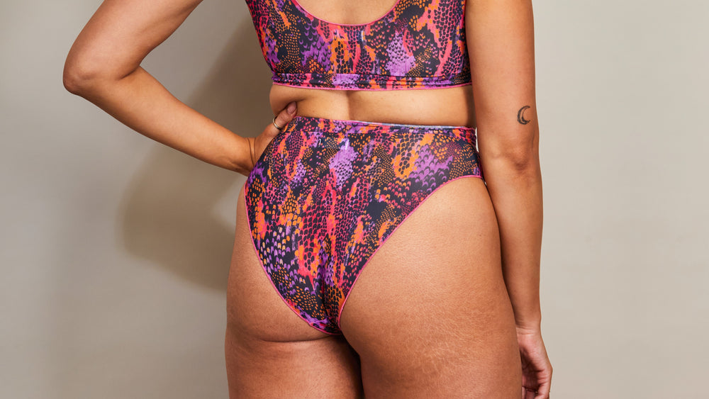 Tan Through High Waisted Bottom - Anima