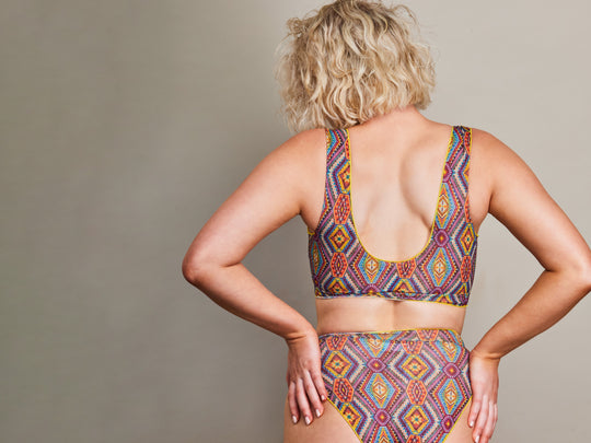 Tan Through Bikini Crop Top - Mombassa