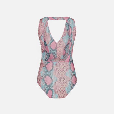 Tan Through Fitted Swimsuit