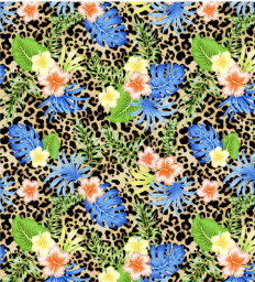 Tan Through 2 in 1 Bandeau Set - Wild Tropic