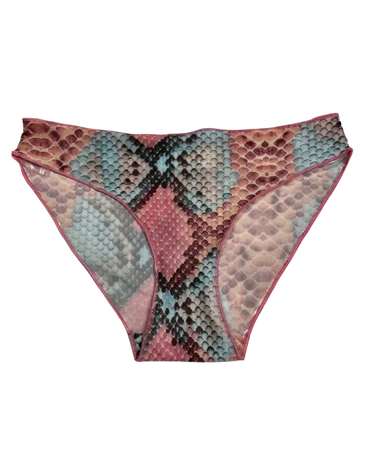 Tan Through  Bandeau Bikini Set - Pink