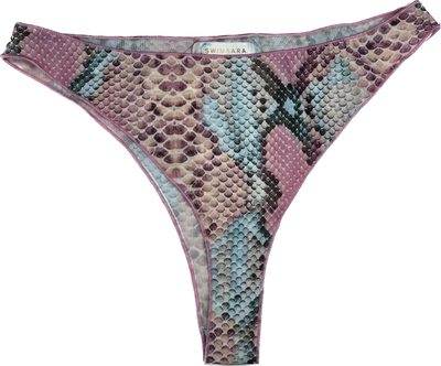 Tan Through Thong Bikini Bottom