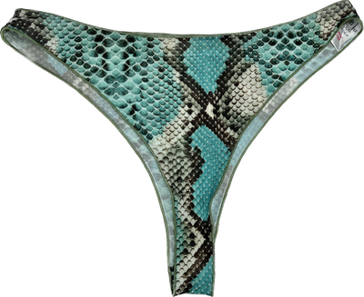 Tan Through Thong Bikini Bottom