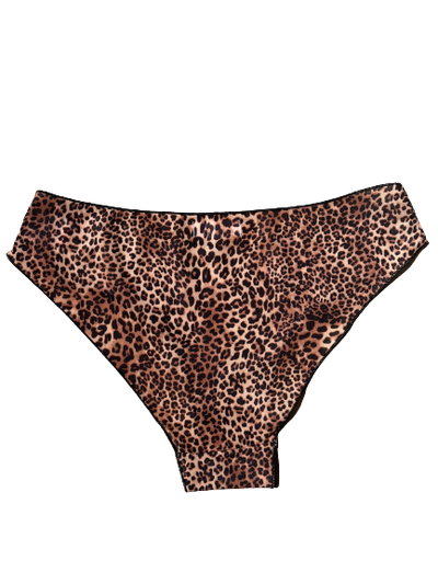Tan Through Classic Bikini Bottoms - Mini Feline
